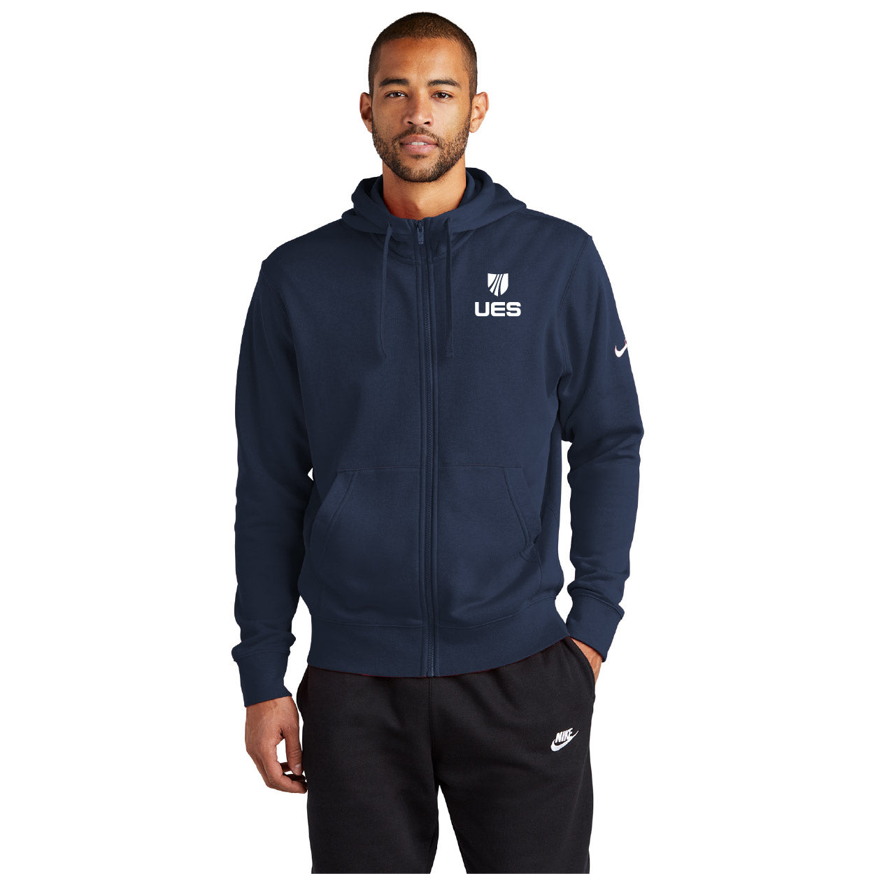Nike Club Fleece Sleeve Swoosh Full-Zip Hoodie