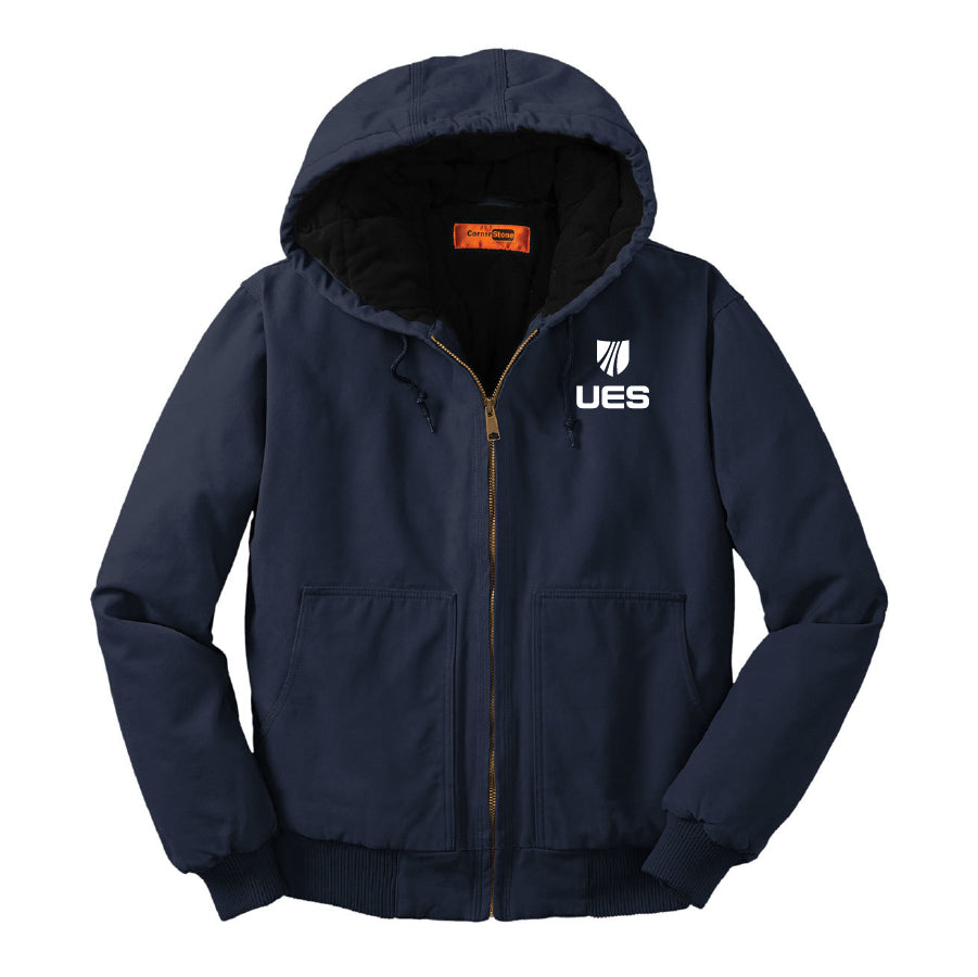 CornerStone® Washed Duck Cloth Insulated Hooded Work Jacket