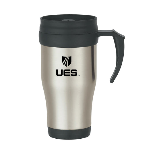 16 Oz. Stainless Steel Slide Action Travel Mug