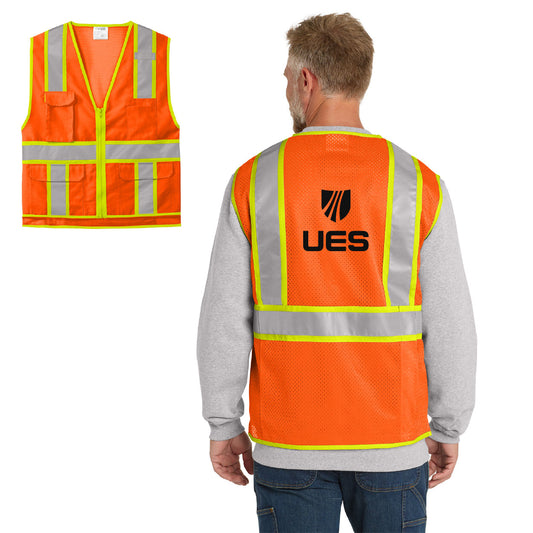 CornerStone ANSI 107 Class 2 Surveyor Zippered Two-Tone Vest