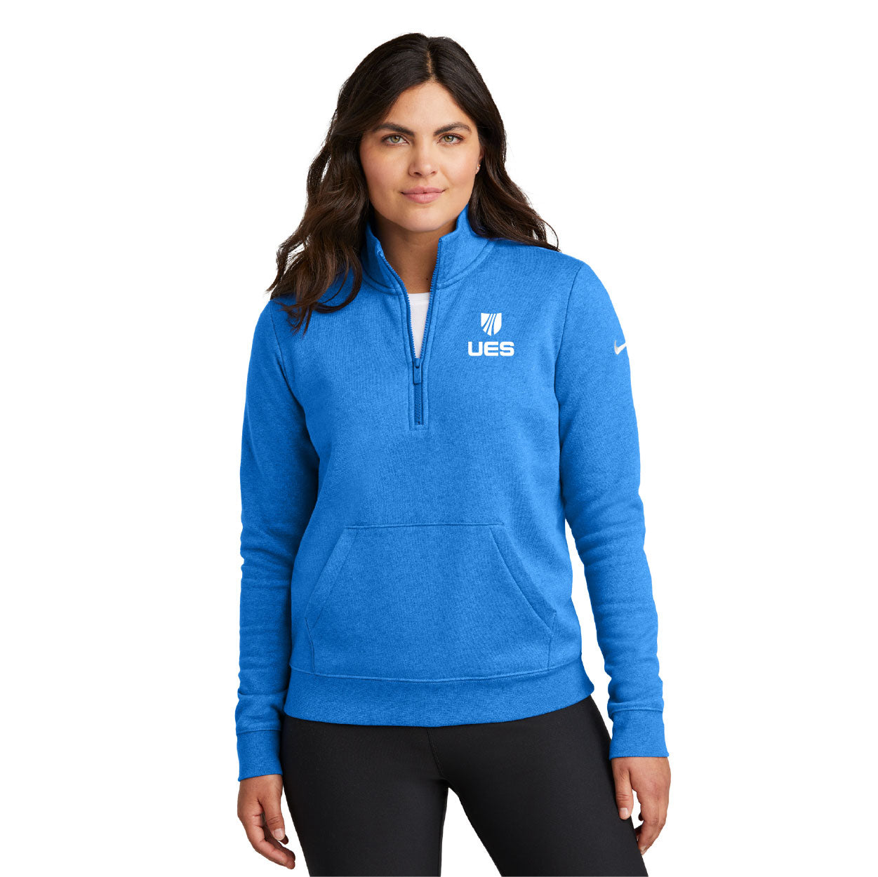Nike Women's Club Fleece Sleeve Swoosh 1/2-Zip